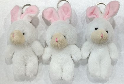 PELUŞ TAVŞAN ANAHTARLIK 12 Lİ PAKET KOD 6124 PELUŞ TAVŞAN ANAHTARLIK 12 Lİ PAKET KOD 6124