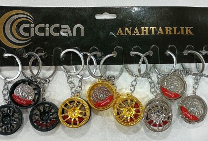 JANT ANAHTARLIK 12 Lİ PAKET KOD 6170 JANT ANAHTARLIK 12 Lİ PAKET KOD 6170